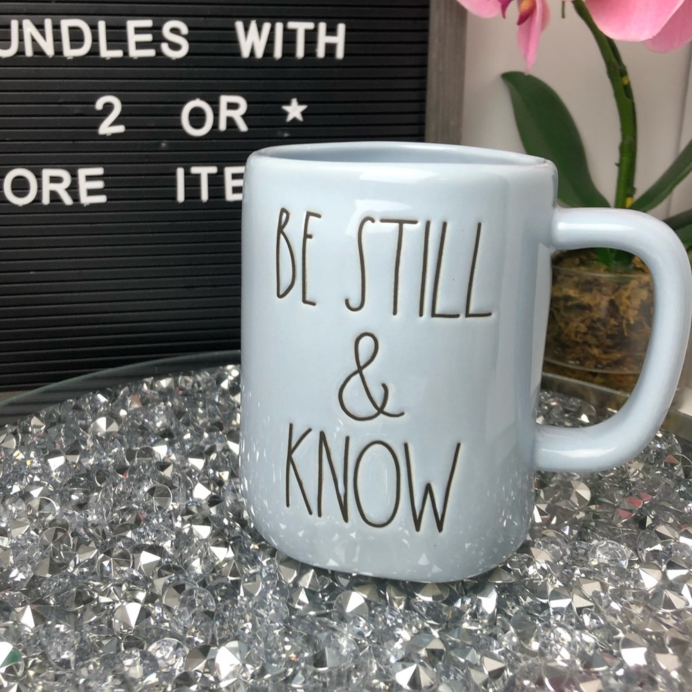 🙏🏼 New Rae Dunn BE STILL AND KNOW mug - Picture 3 of 10